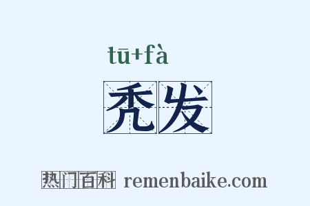 秃发是什么意思的图片